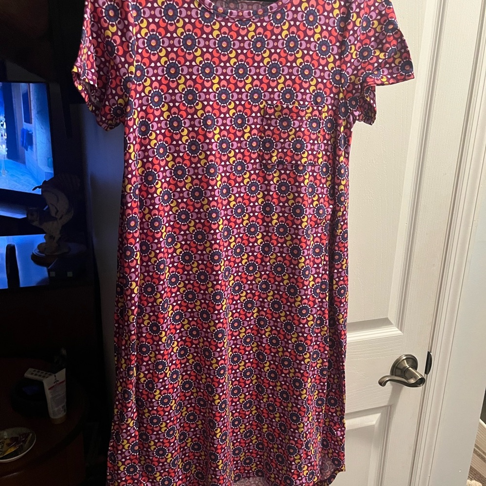 Floral Patterned Dress - Multicolor